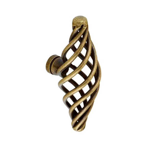 Knob Basketweave T Shape, 74mm Long