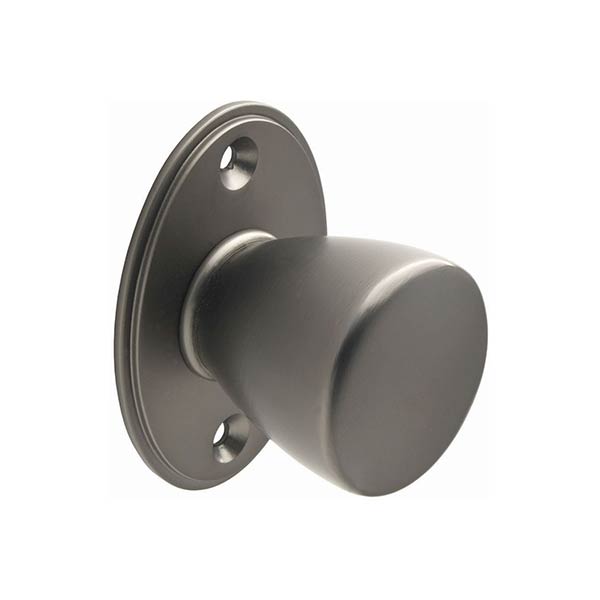 Round Knob With Back Plate 35mm Diameter Knob