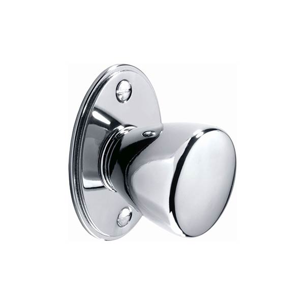 Round Knob With Back Plate, 35mm Diameter Knob