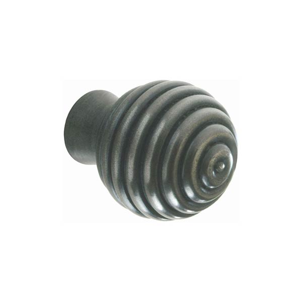 Knob, 40mm Diameter, Ribbed