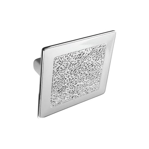 Knob, Square, Textured, 32mm Hole Centres
