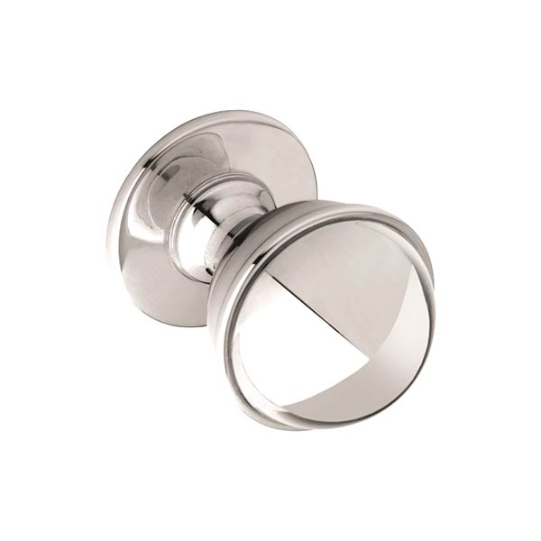 Knob Classic Ball With Ring Detail 35mm Diameter Solid Brass