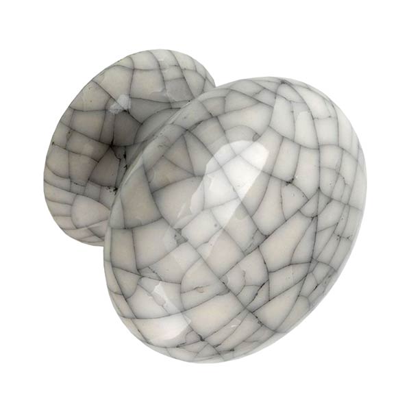 Knob, 39mm, With Grey Crackled Effect