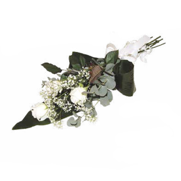 CFC-006 Three roses with Gypsophlia from Â£15.00