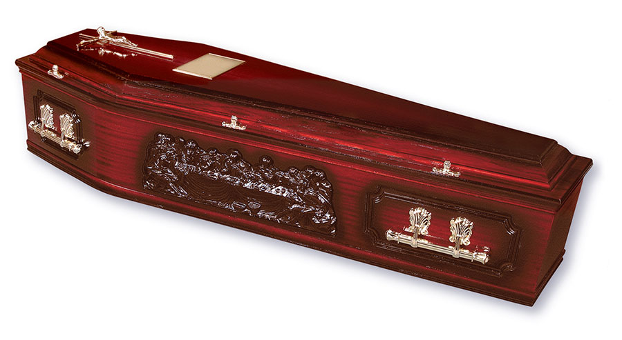 02/09 Solid Last Supper Coffin