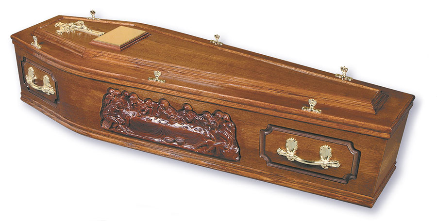 01/09 Veneered Coffin