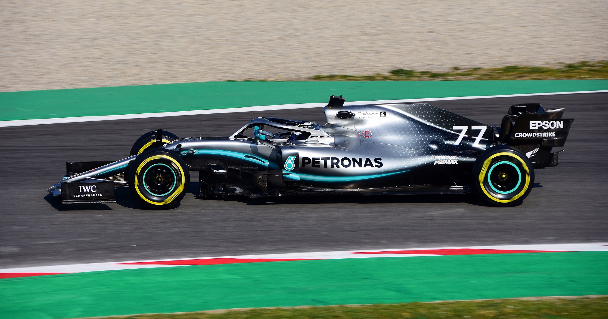 Picture of the 2019 Mercedes F1 Car