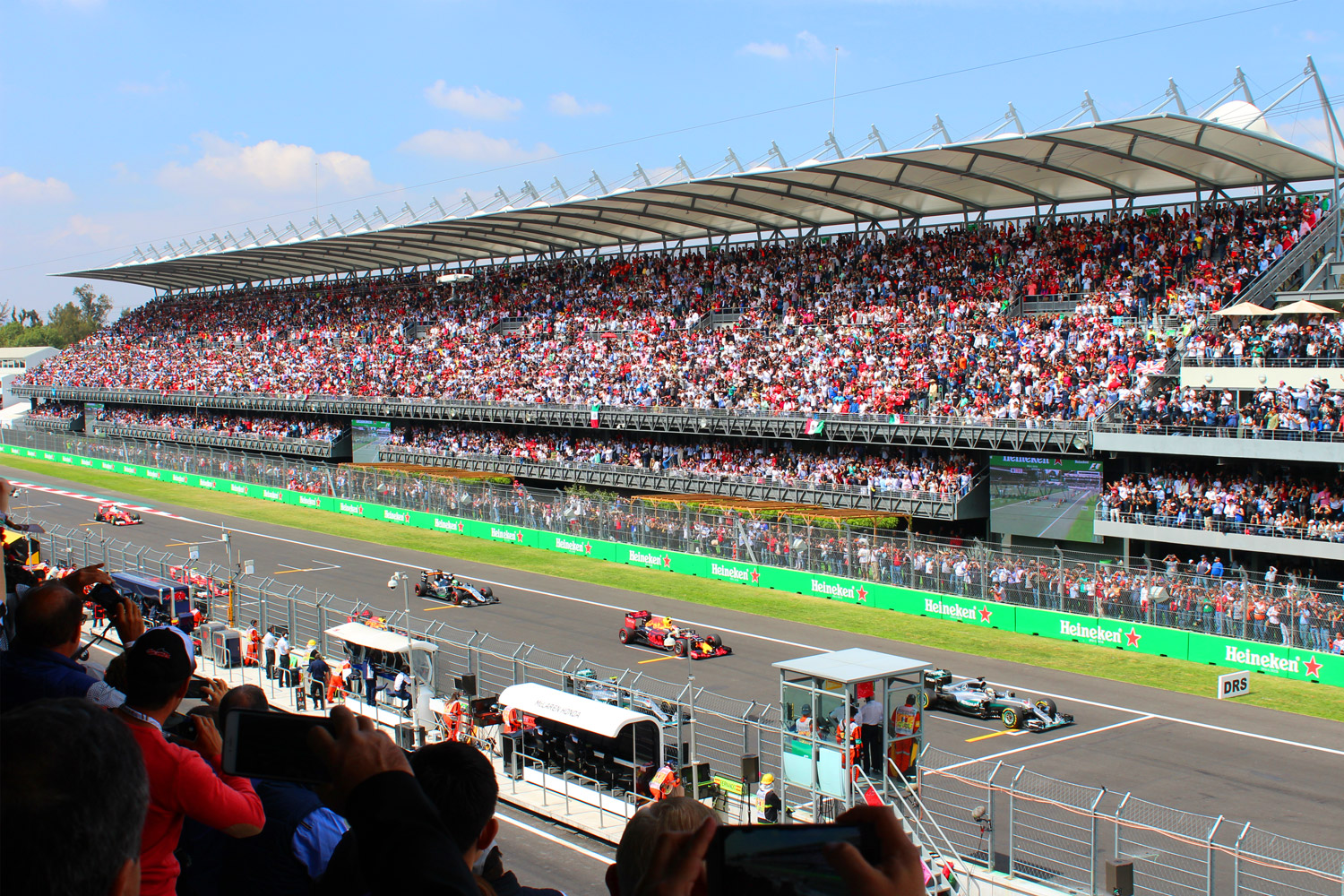 Picture of an F1 Grandstand View