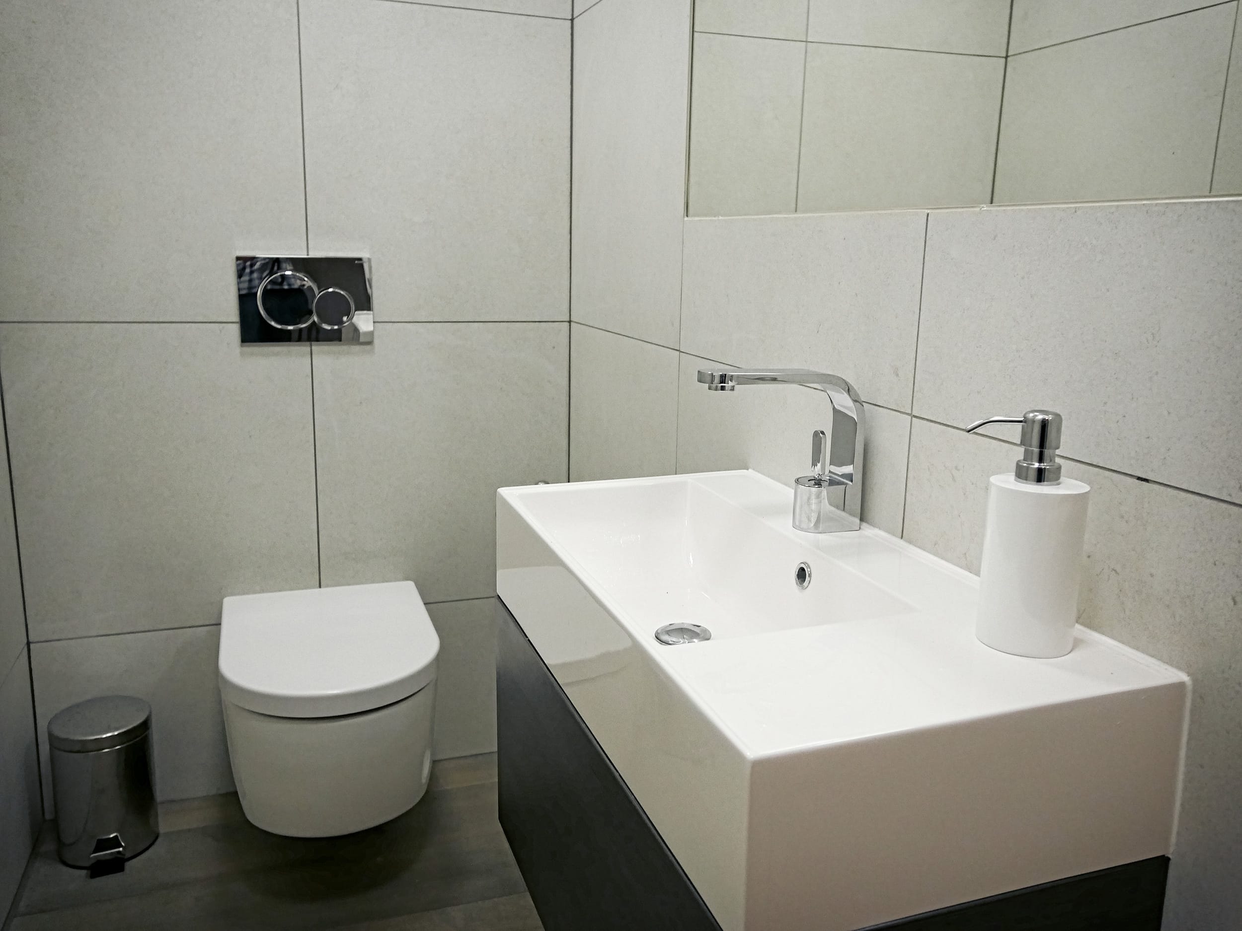 Bathroom in our training studio