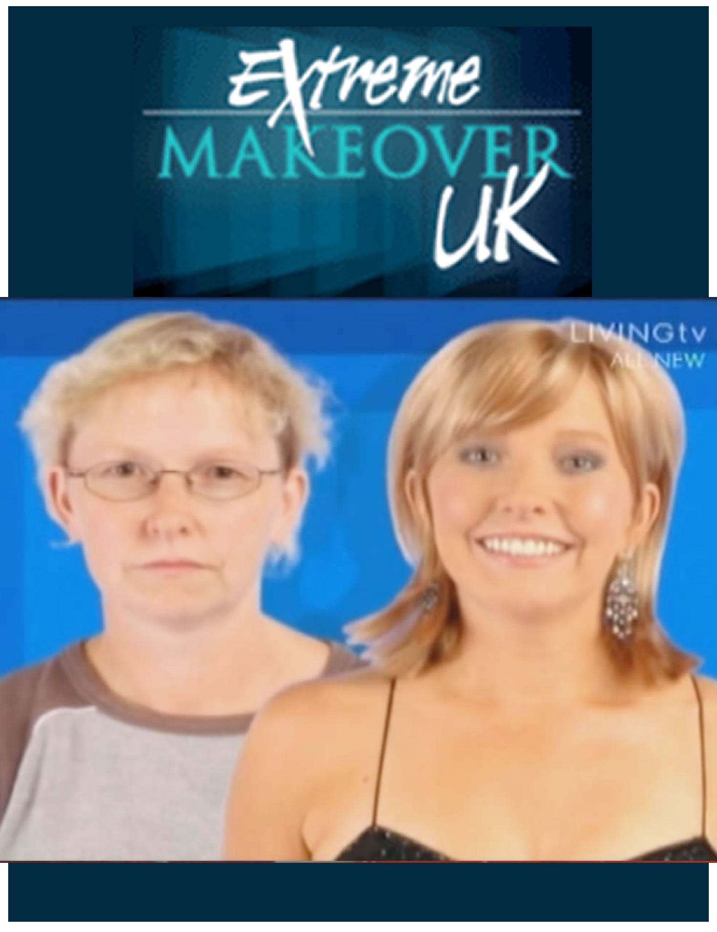 Extreme Makeover UK TV - Mark Glenn helps dreams come true with amazing hair extension transformation
