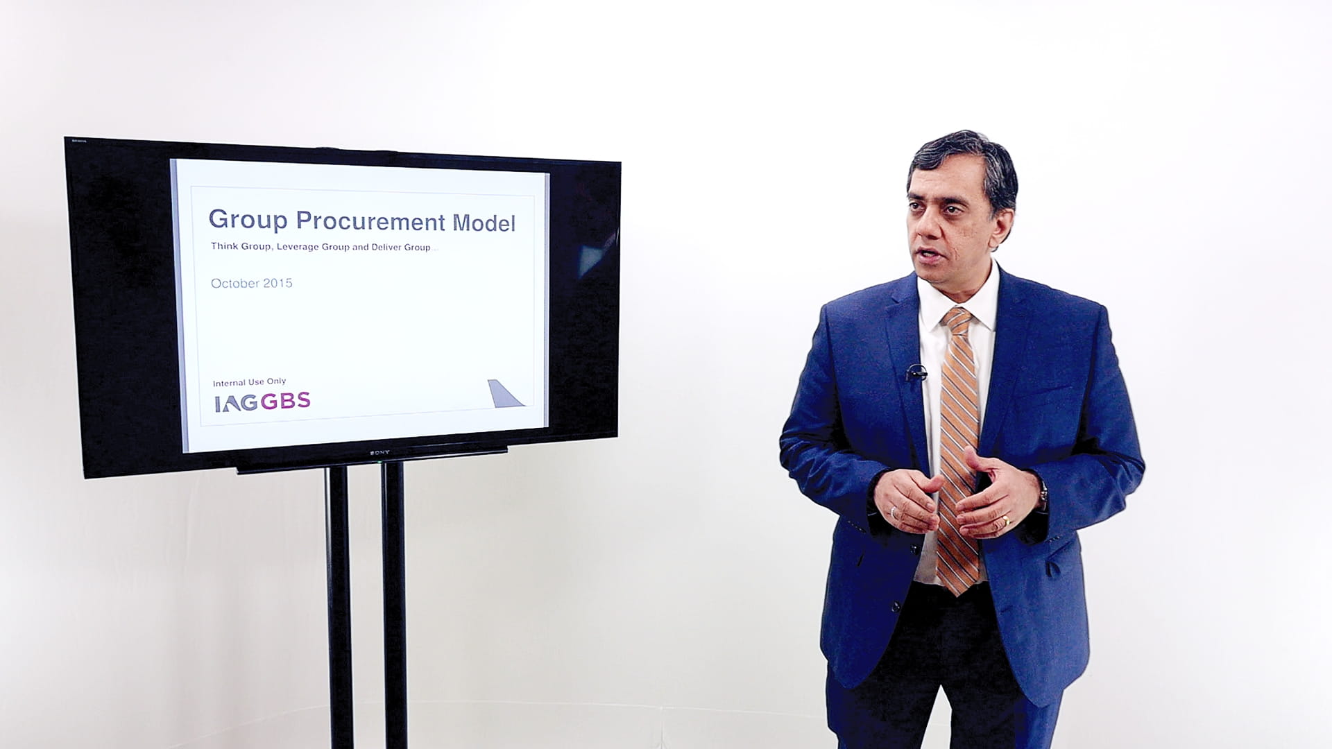 Presentation with PowerPoint at our London training studio