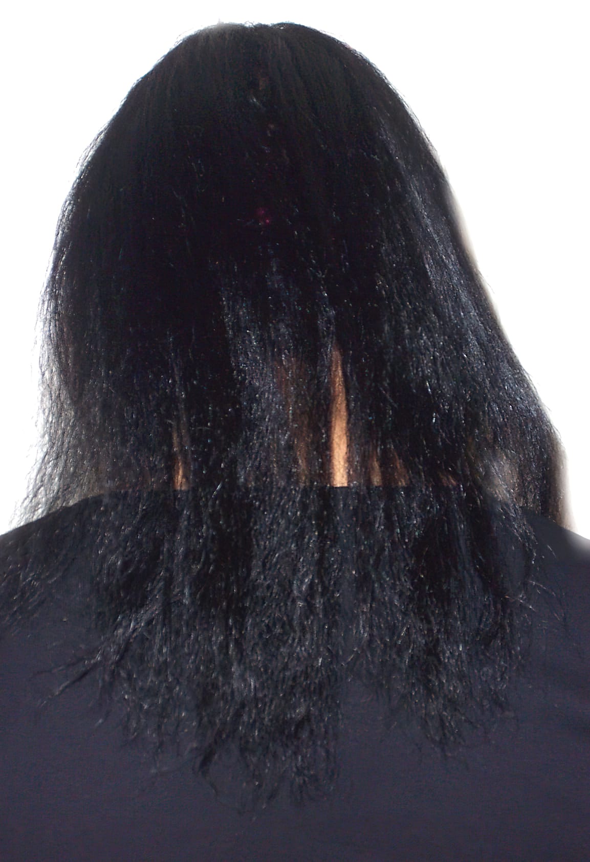 Before Picture - Afro-Caribbean Silky Straight