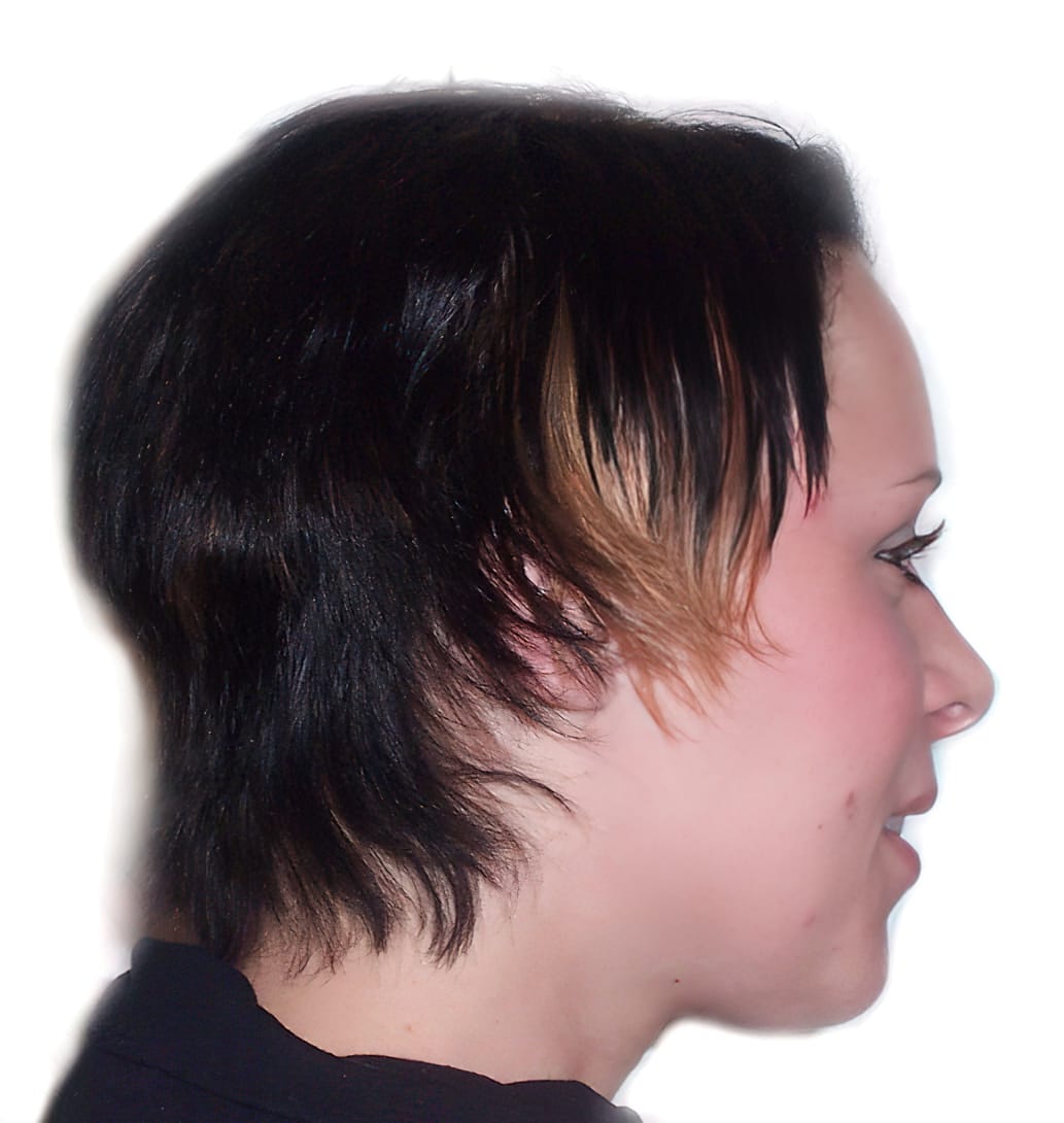 Before Picture - Funky, Short and Choppy with Highlights