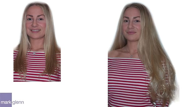 HE009 - Classic Long Blonde Hair Extensions | Mark Glenn, London