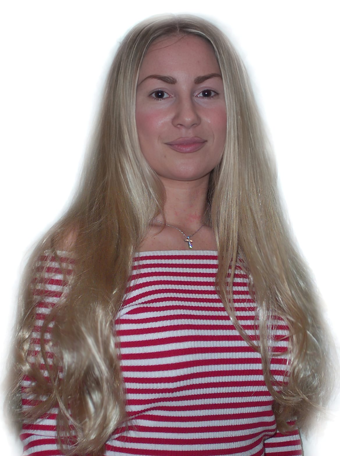 After Picture - Classic Long Blonde Hair Extensions