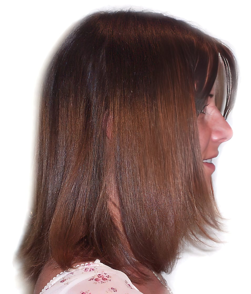 Before Picture - Classic Mid-Length MG Hair Extensions