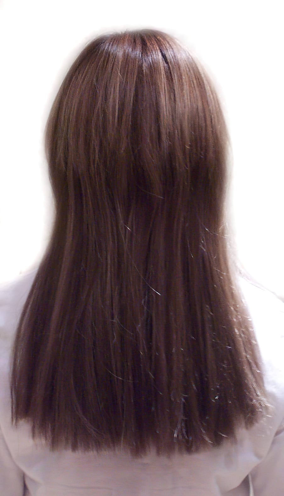 After Picture - Short Bob to Long with Highlights
