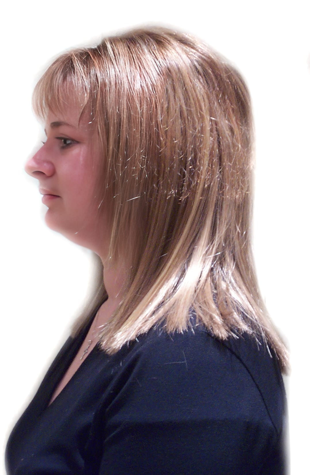 After Picture - Short Bob to Shoulder Length