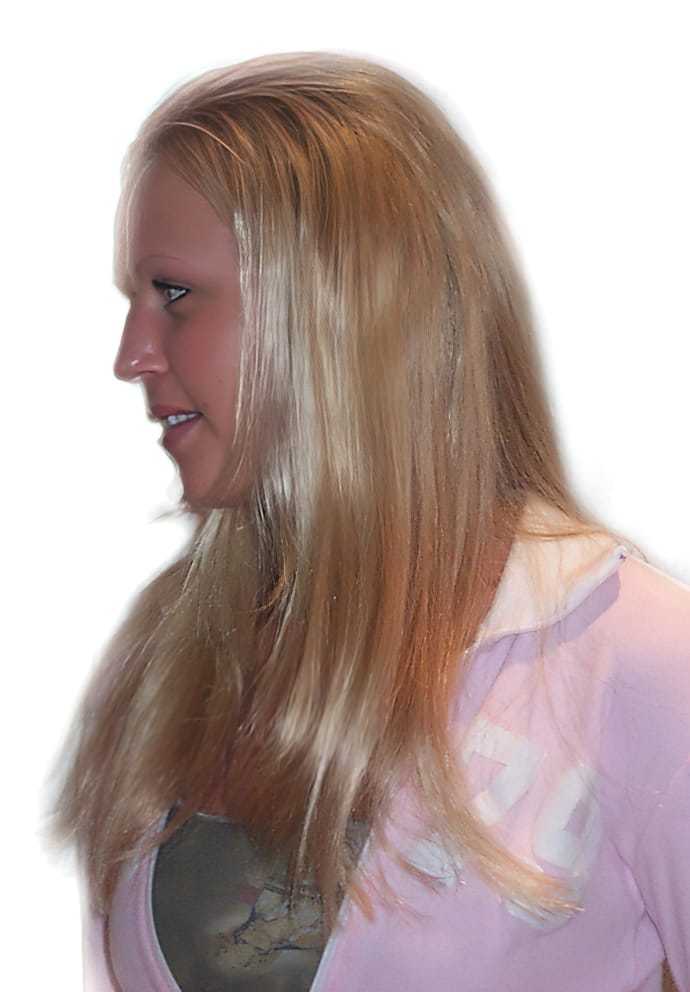 After Picture - Home Bleaching Damage Transformed - Long Blonde