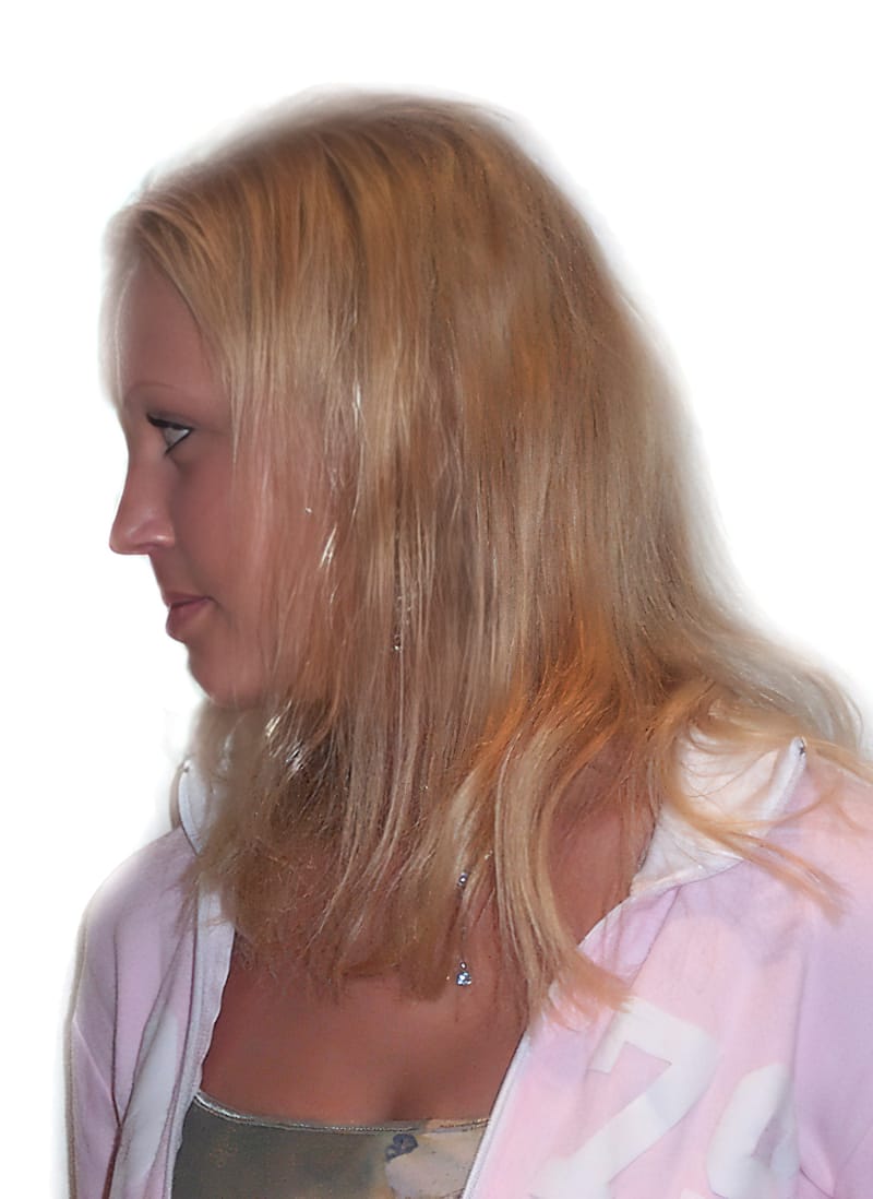 Before Picture - Home Bleaching Damage Transformed - Long Blonde