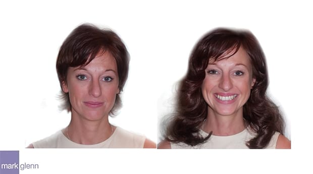 HE035 - Very Short to Bouncy Shoulder Length Hair Extensions London