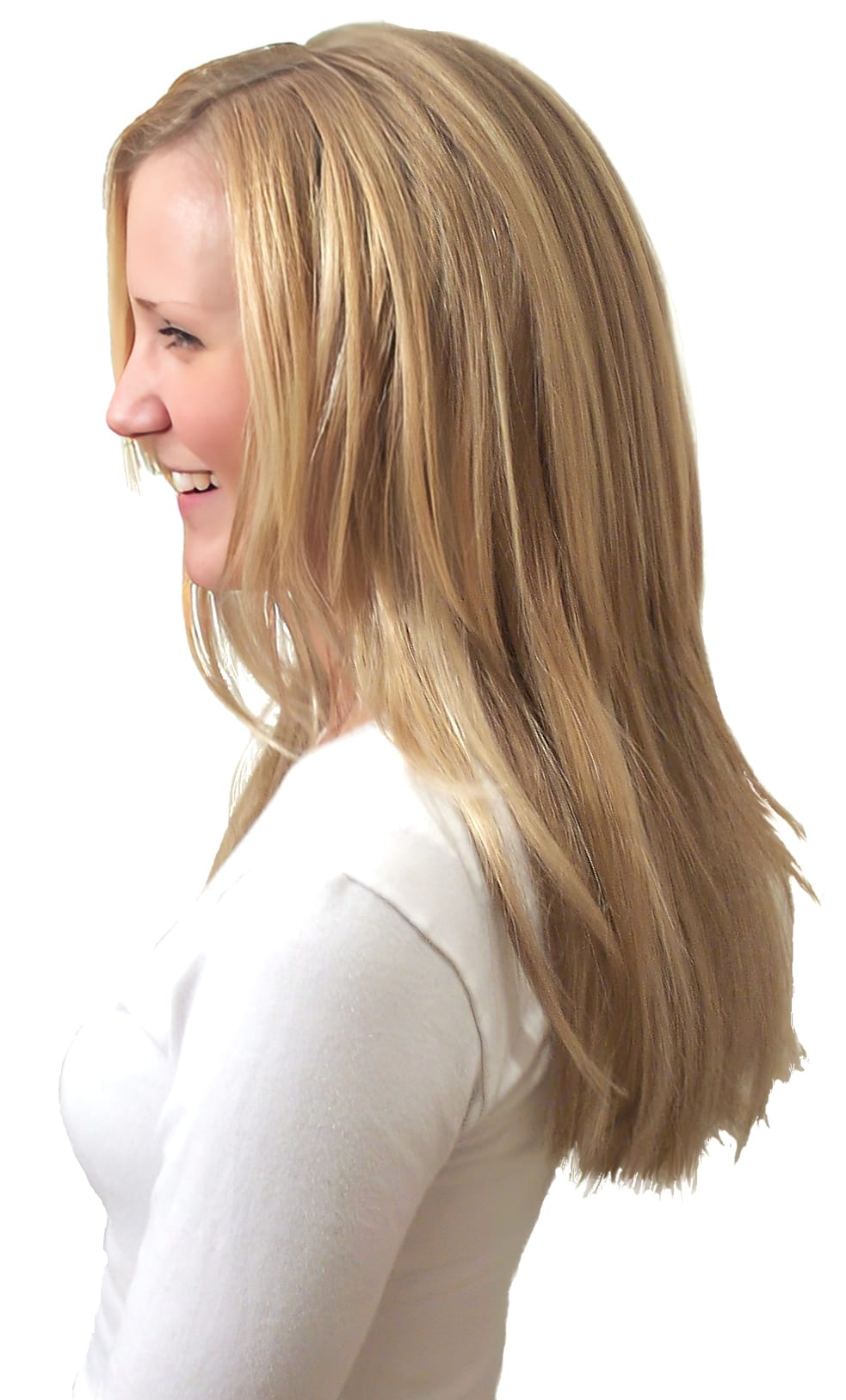 After Picture - Blunt Bob to Long Blonde