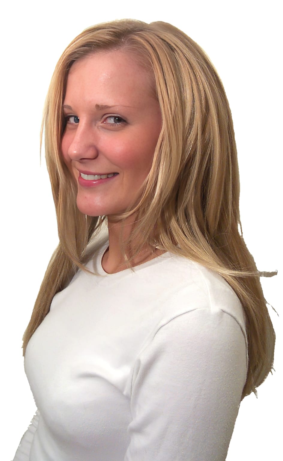 After Picture - Blunt Bob to Long Blonde