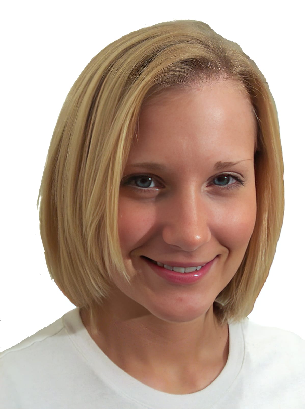 Before Picture - Blunt Bob to Long Blonde