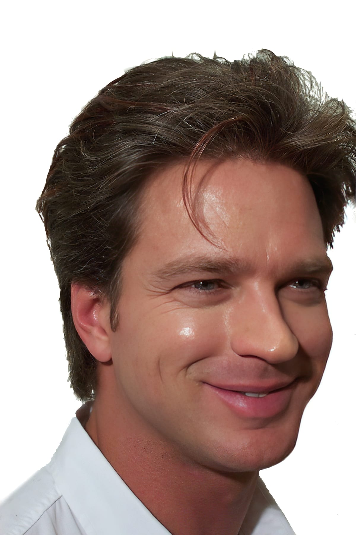 After Picture - Male Hair Extensions Highlights Only