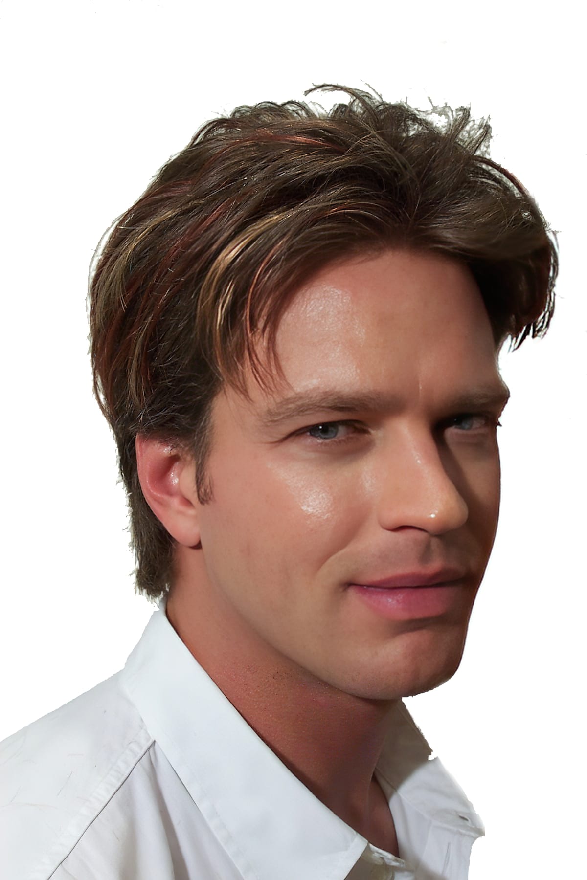 After Picture - Male Hair Extensions Highlights Only