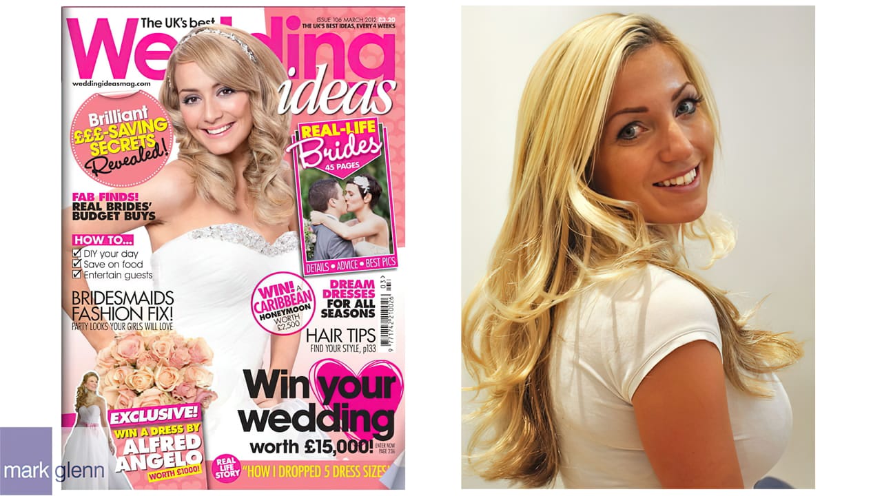 HE091-M - Bleached & Broken to Blonde & Bridal - Wedding Hair Extensions - Mark Glenn, London, UK