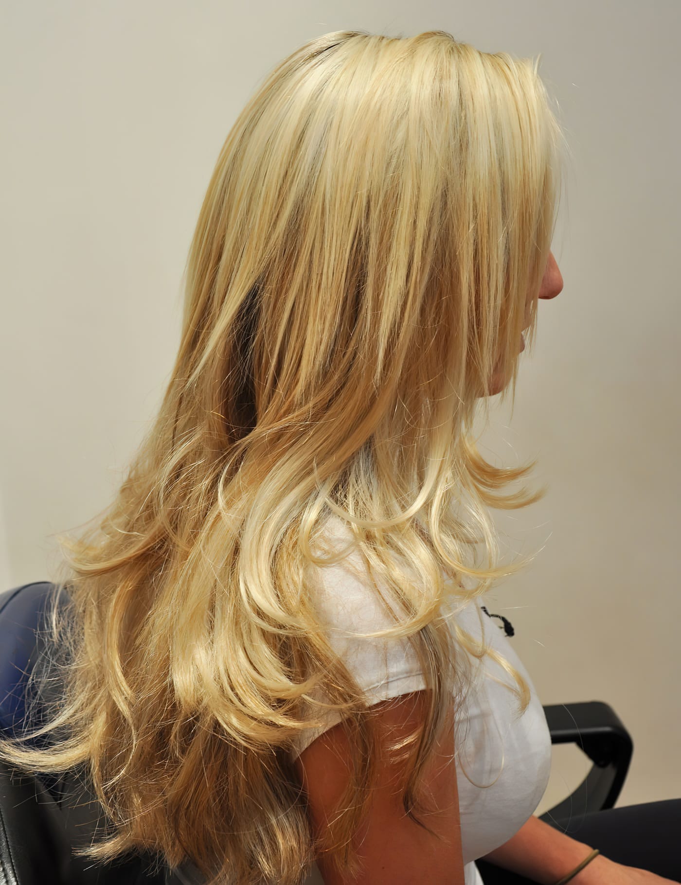 After Picture - Beautiful Blonde Hair Extensions