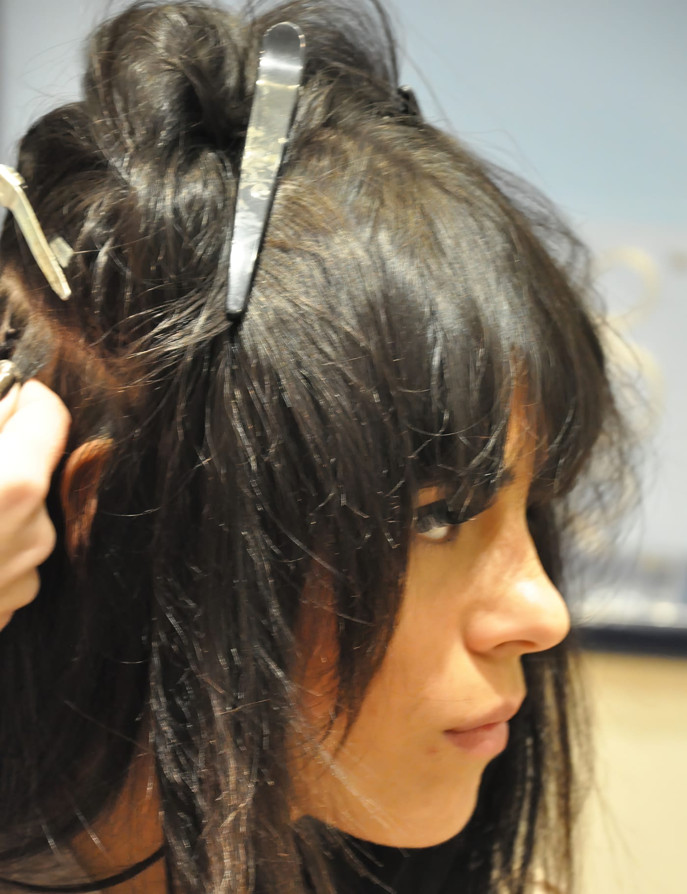 Before Picture - Dark and Dreamy Hair Extensions