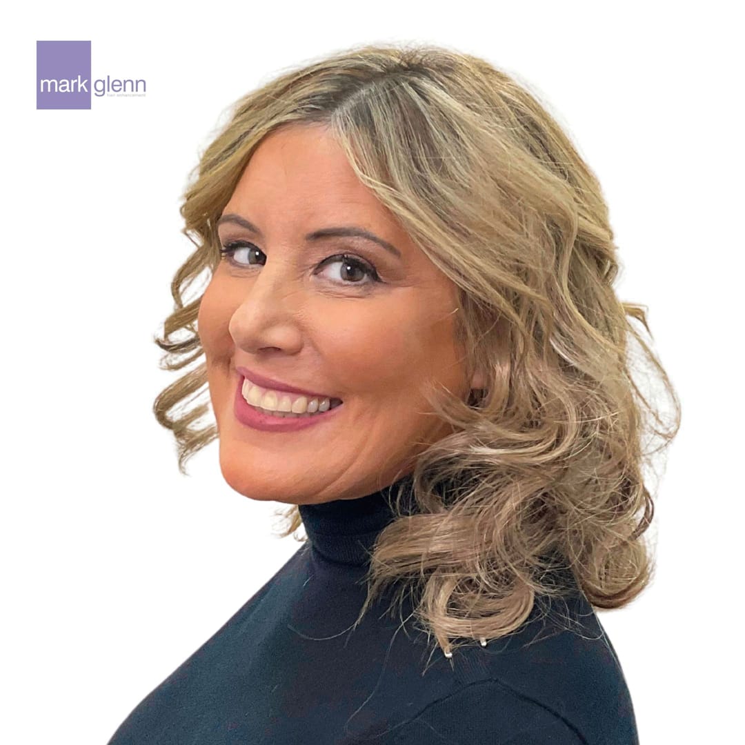 After Picture - Bouncy, wavy hair extensions after chemical colour damage