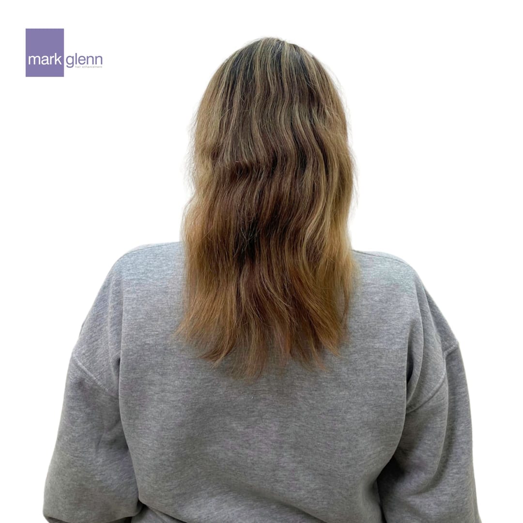Before Picture - Length & Volume & Chemical-Free Colour