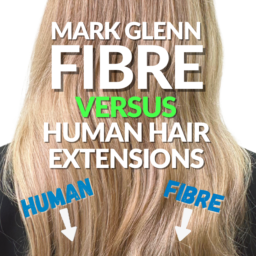 Mark Glenn Fibre vs Human Hair Extensions - Can You Tell The Difference?