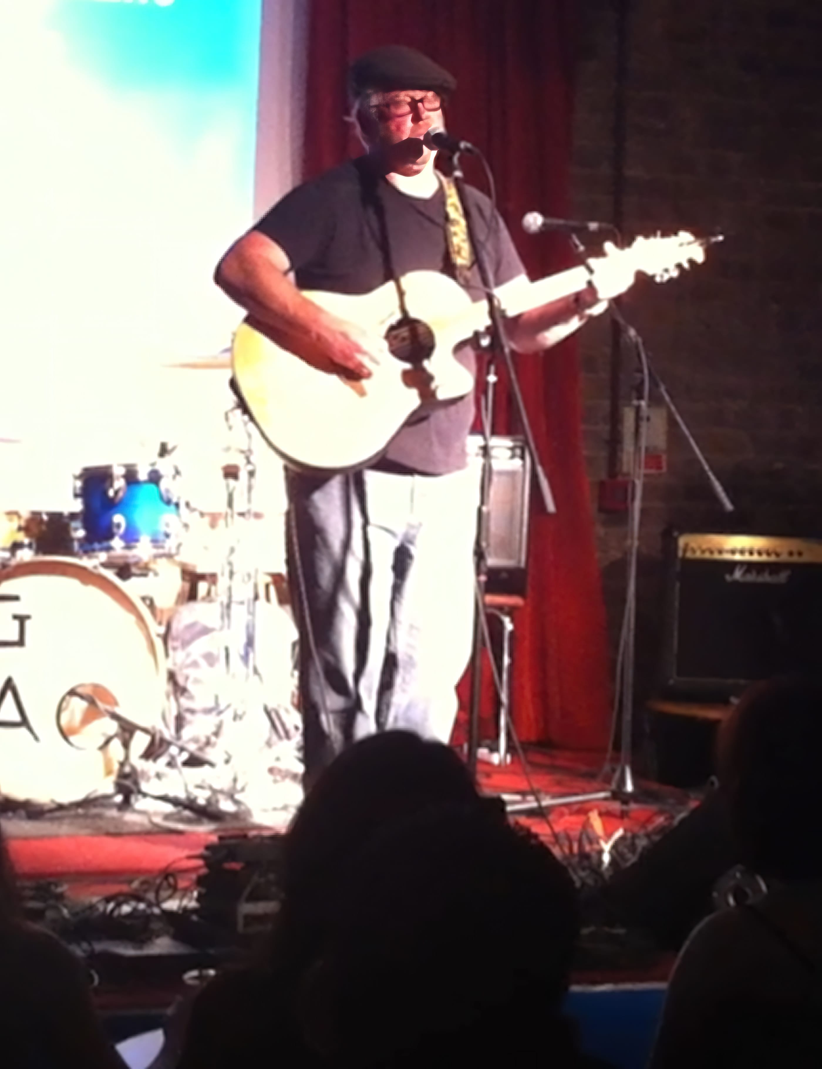 Mark Sharp takes to the stage at UNICEF concert, London