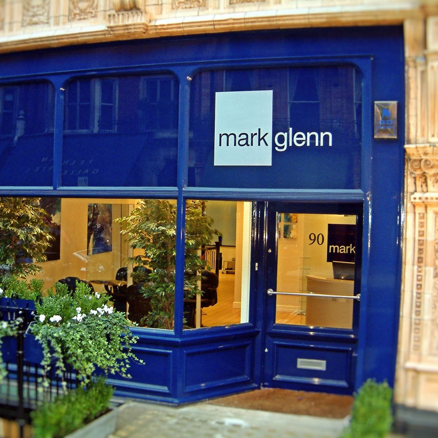 Mark Glenn Hair Enhancement in Mayfair's Mount Street, London, 2005