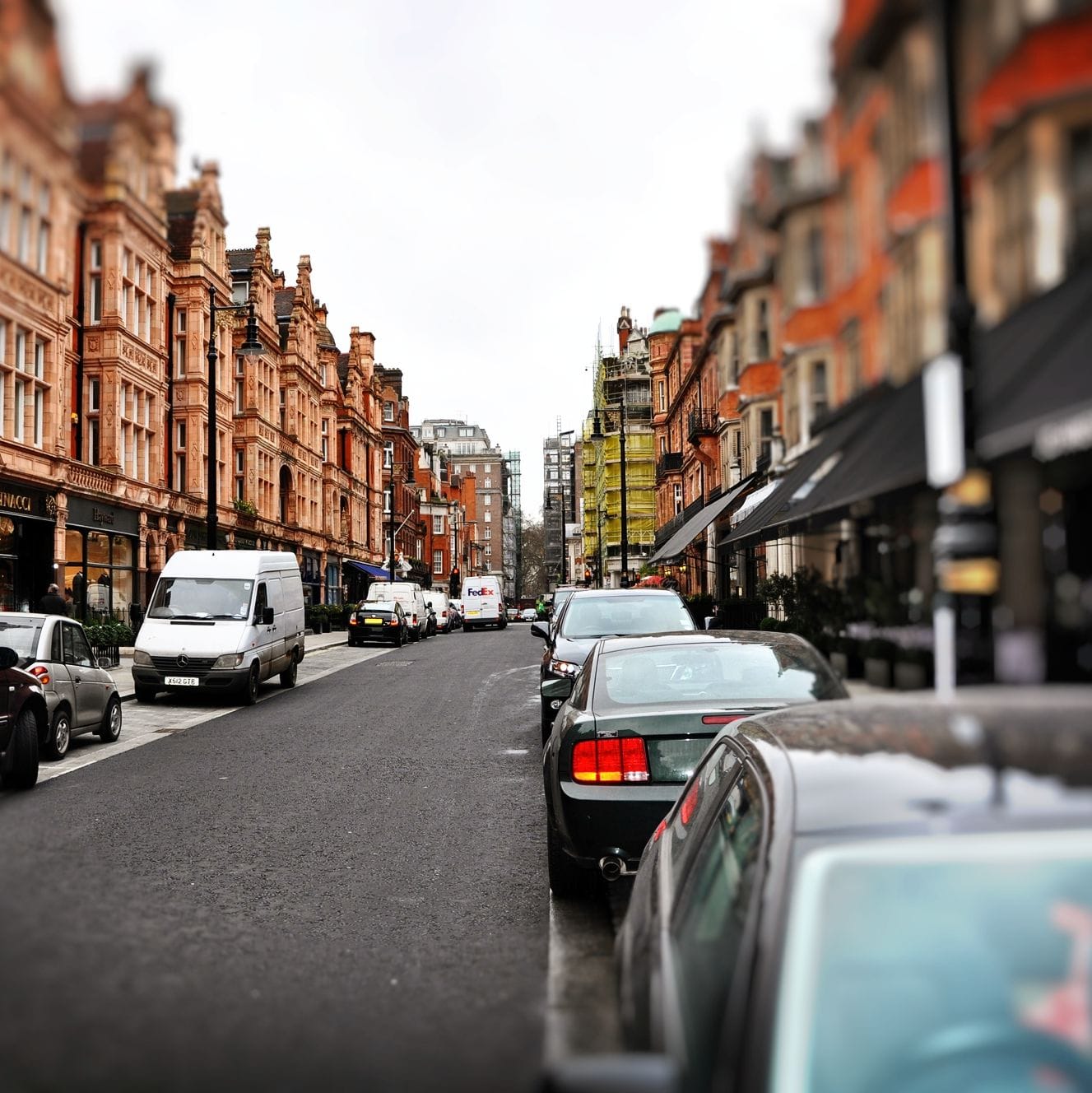 Mark Glenn's Mount Street, Mayfair, London location, 2005