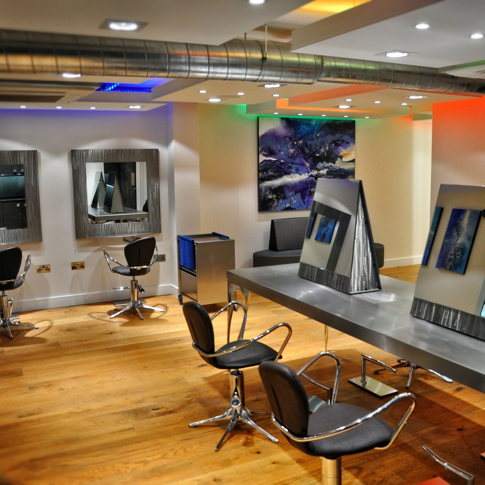 Bespoke furniture at Mark Glenn's Kensington Gardens, London location