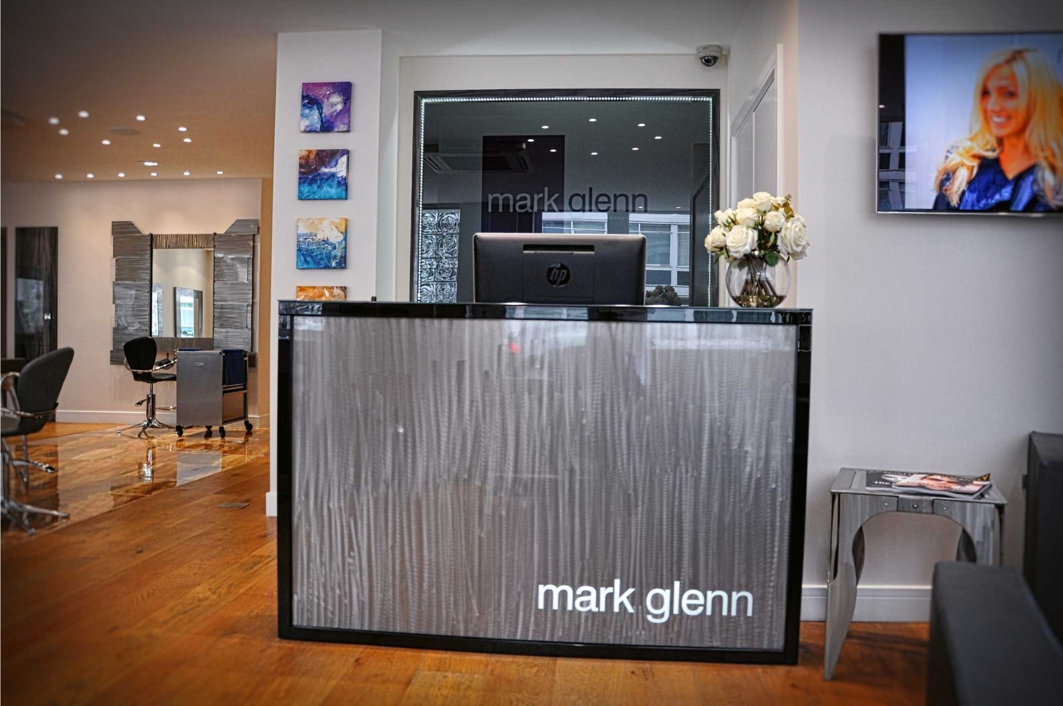 Mark Glenn Hair Extensions Studio - reception area