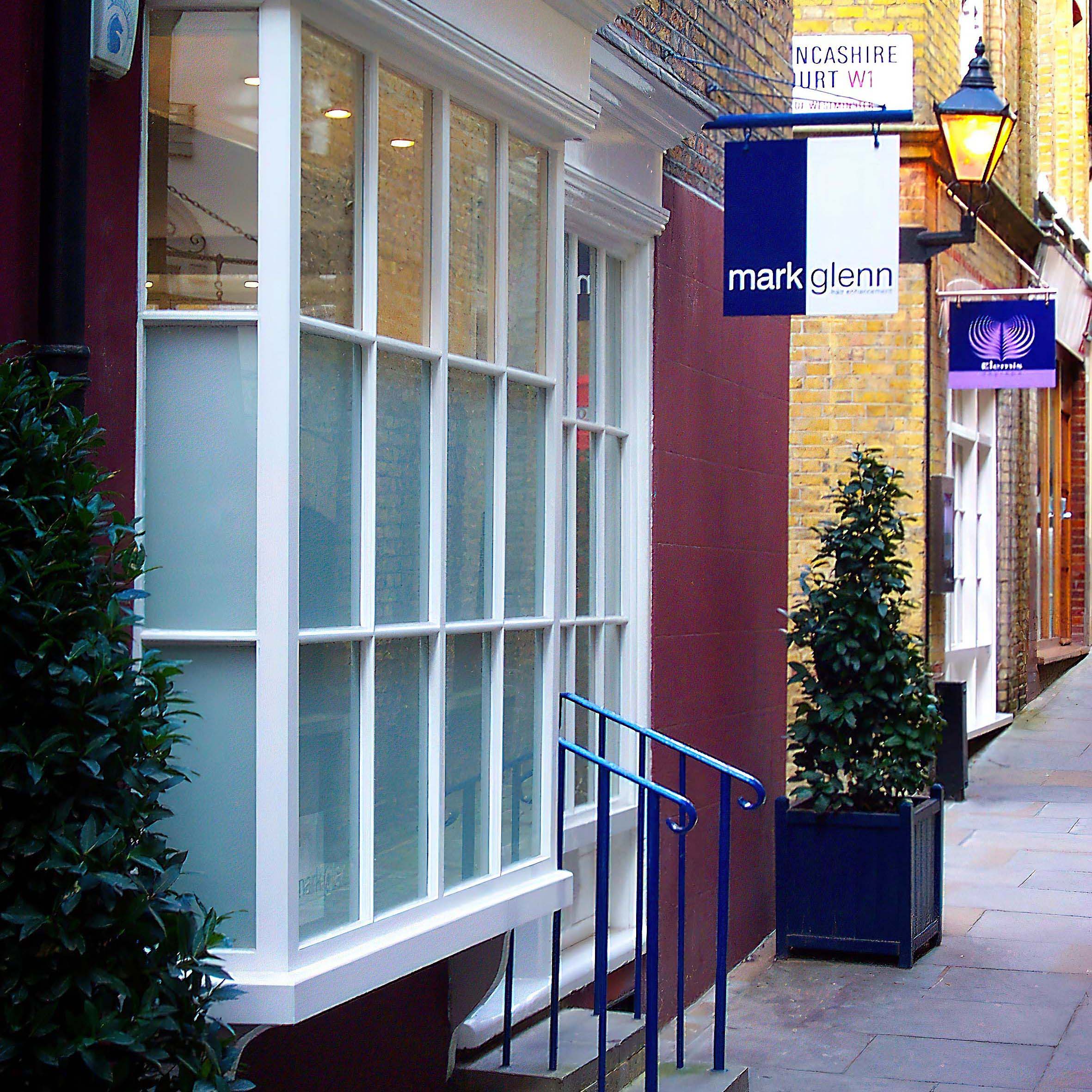 Mark Glenn's first location in Lancashire Court, New Bond Street, London - 2001