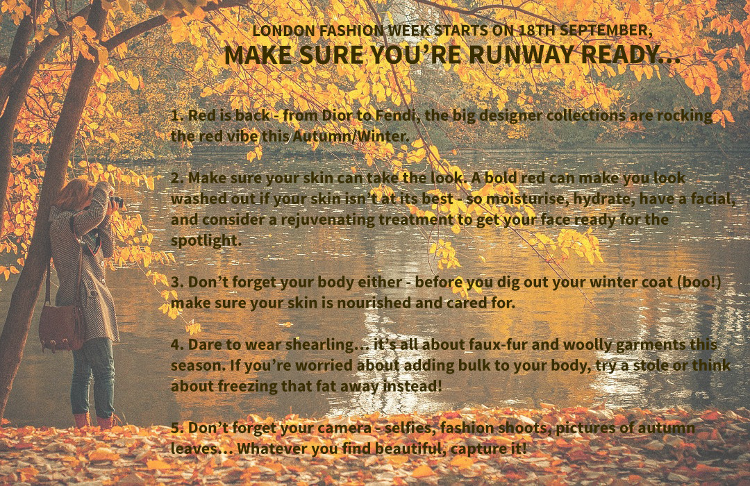 Top Tips - Be Runway Ready