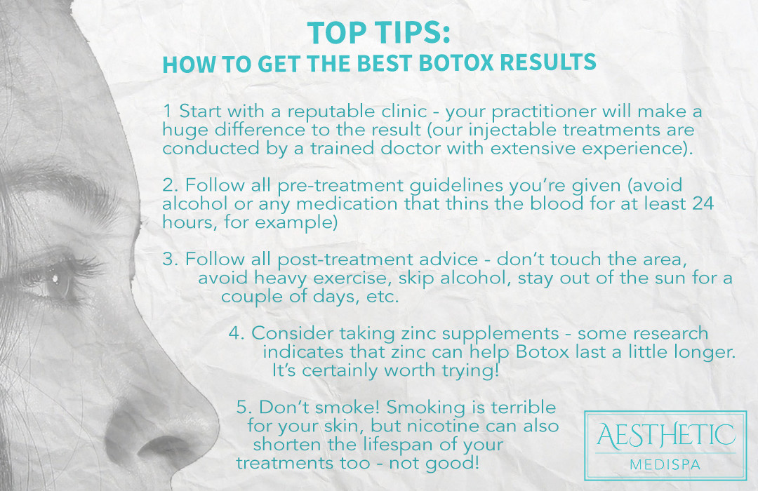 Top Tips for Getting the Best Results from your Botox