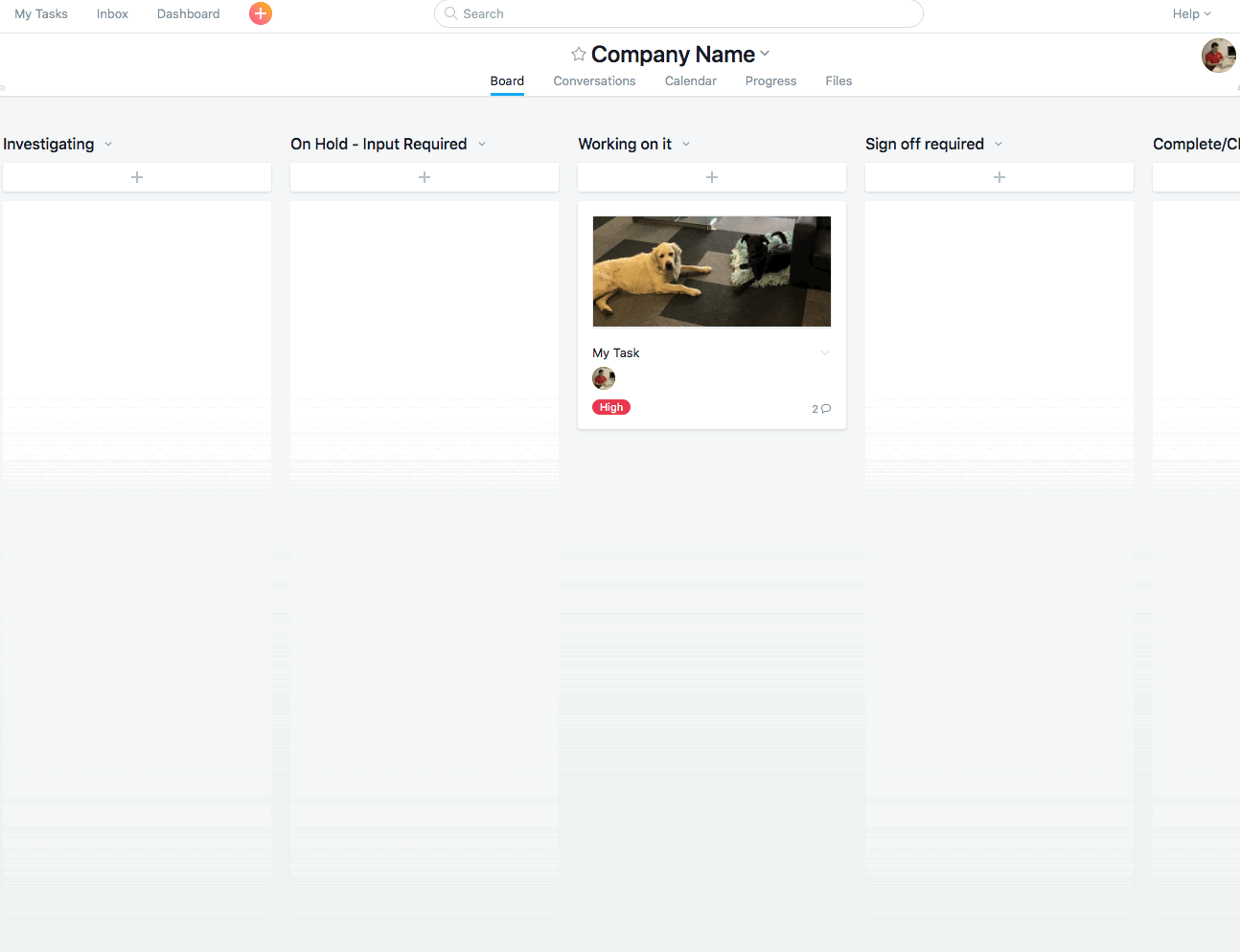 Check for an update in Asana Check for an update in Asana