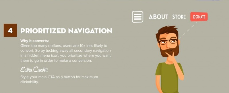 webdesign Cyprus what to see in 2016 prioritized navigation