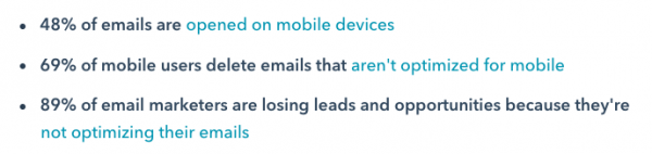 Screenshot with email statistics. Screenshot with email statistics.
