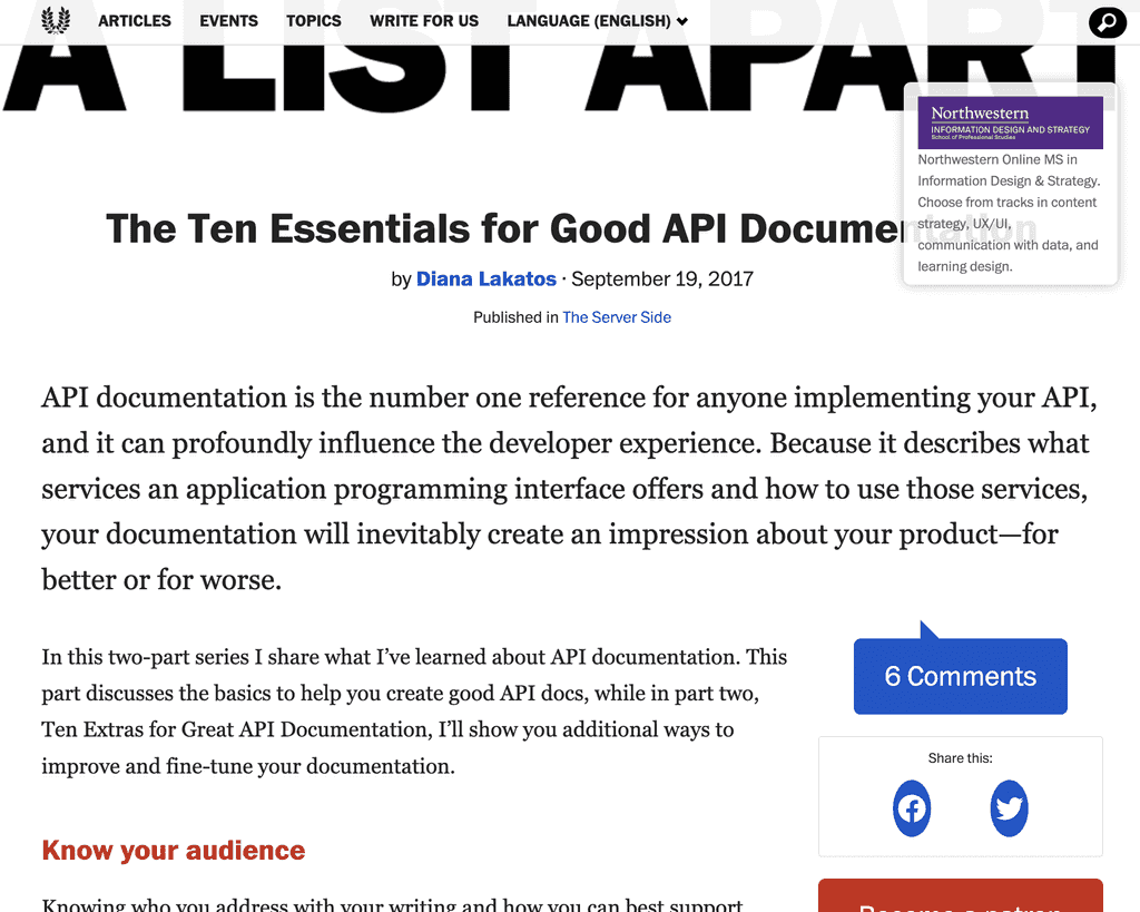 The article on alistapart.com