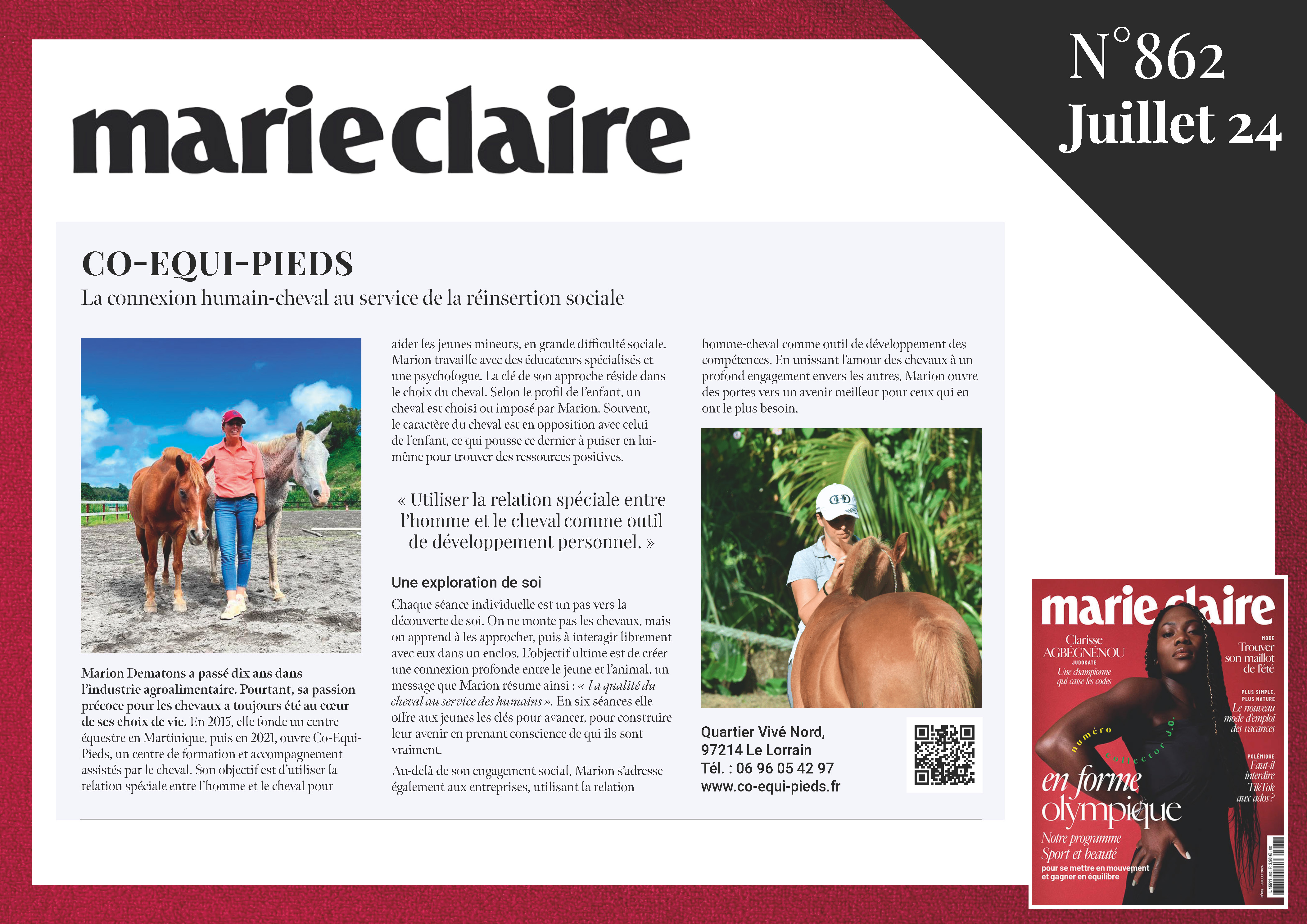 [REVUE DE PRESSE] La connexion humain-cheval au service de la réinsertion sociale