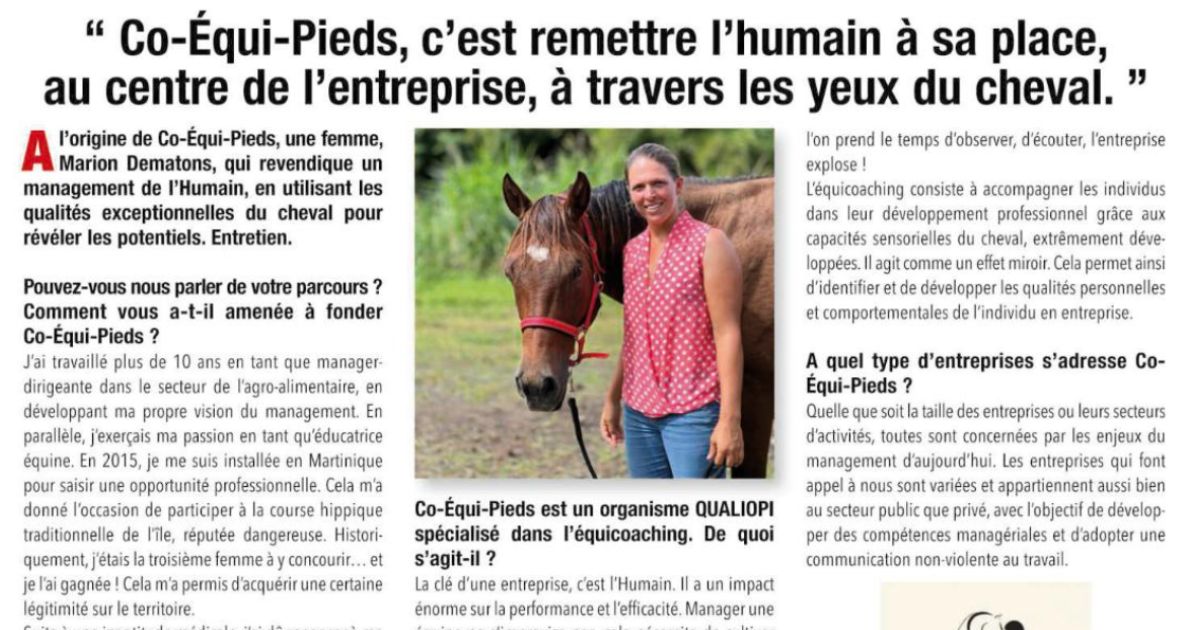 Co-Equi-Pieds dans Entreprendre : Remettre l'Humain au Centre de l'Entreprise